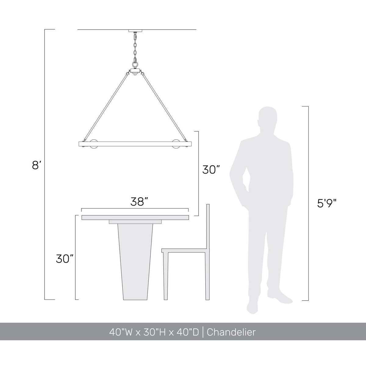 Golden Lighting Castile 40in 12-Light Chandelier | Transitional French Gold Steel | Dining Room & Foyer | 40 x 40 x 30 in | Model 1019-12 FRG