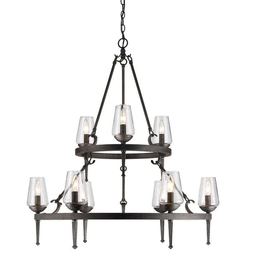 Marcellis Chandelier, Dark Natural Iron