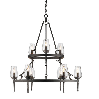 Marcellis Chandelier, Dark Natural Iron