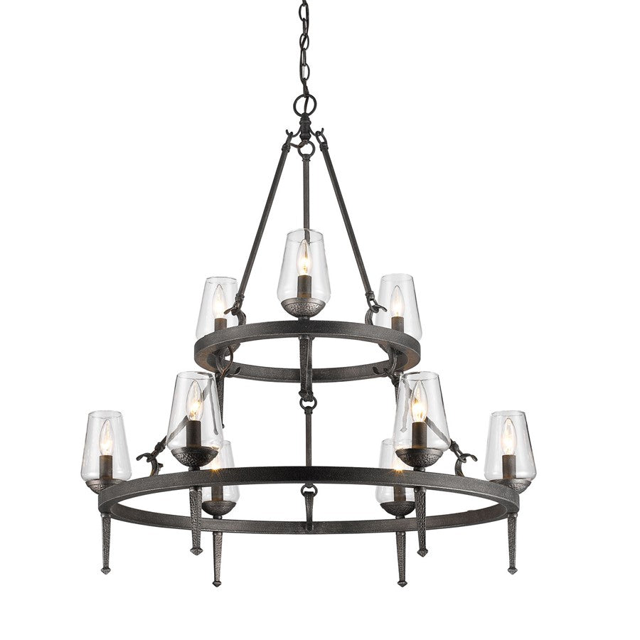 Marcellis Chandelier, Dark Natural Iron