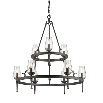 Marcellis Chandelier, Dark Natural Iron