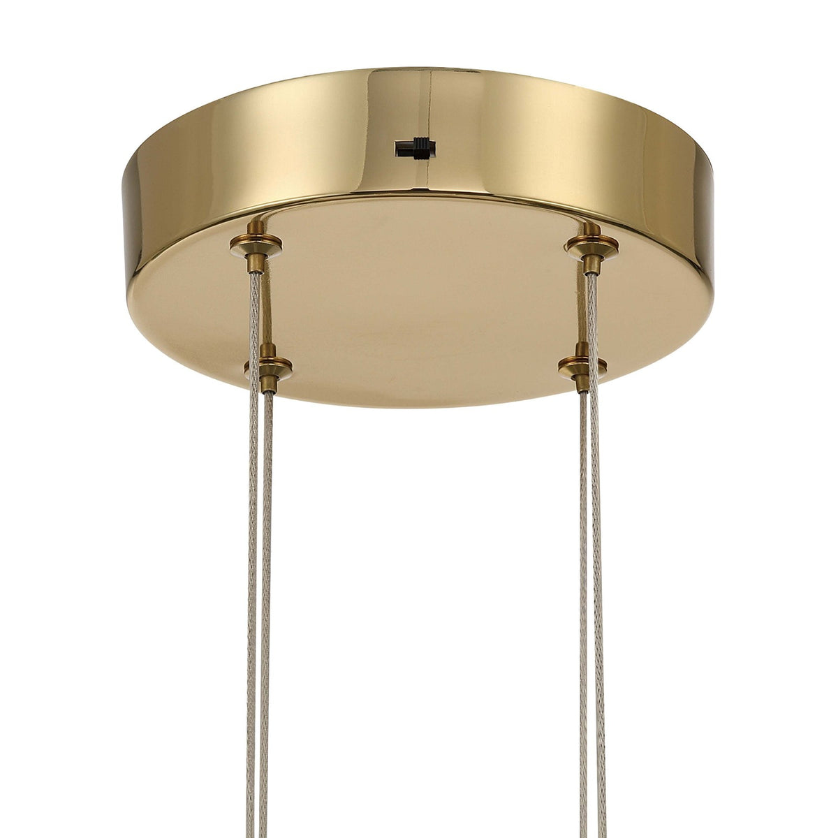 Golden Lighting Vario 25in 8-Light Chandelier | Modern Titanium Gold and Cut Crystal | Dining Room & Foyer | Model 1573-8 TG-C