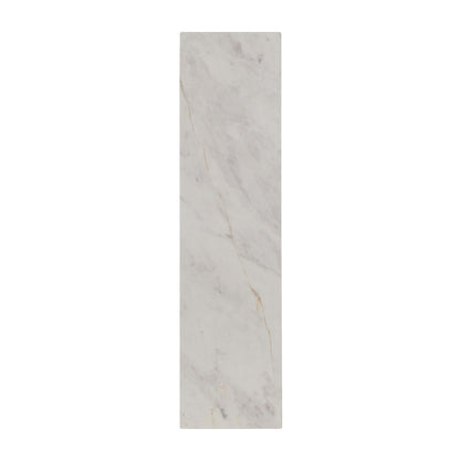 Golden Lighting Stratum 18in 1-Light Vanity Light | Modern Brushed Nickel and Jazz White Marble | Bathroom Vanity | Model 1672-BA18 BN-JW