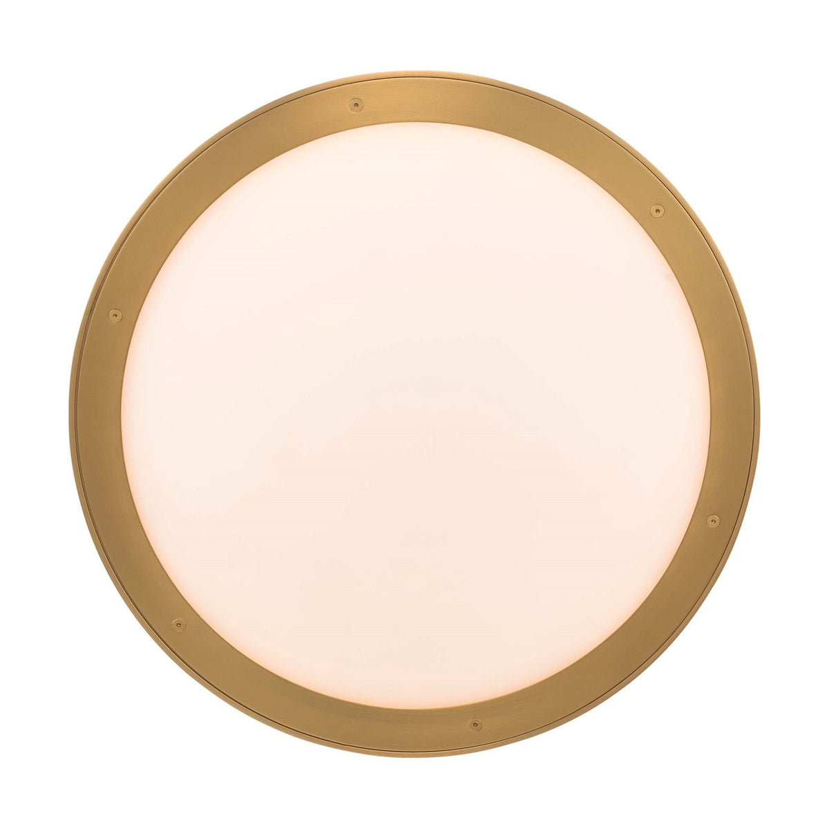 Golden Lighting Cameron 17in Integrated LED Pendant | Modern Brushed Champagne Brass and Etched Glass | Kitchen Island | Model 1700-17 BCB-EG