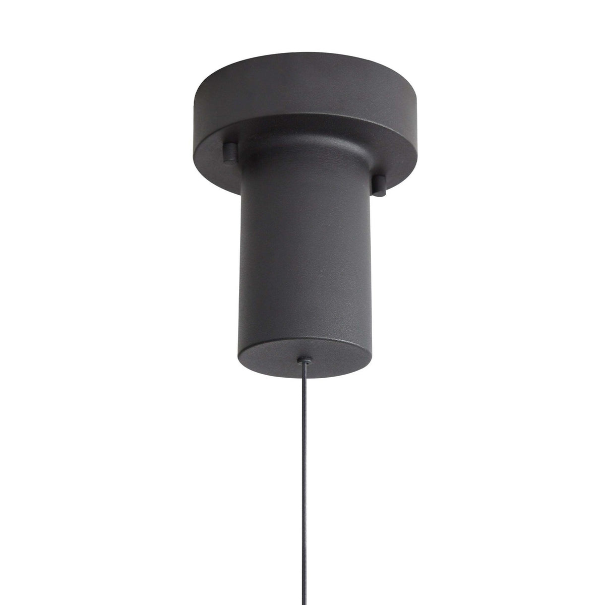 Golden Lighting Vintra 7in 1-Light LED Pendant | Modern Sand Black and Chrome Steel | Kitchen Island & Dining Room | Model 1816-2S SNB-CH