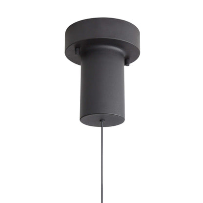 Golden Lighting Vintra 7in 1-Light LED Pendant | Modern Sand Black and Chrome Steel | Kitchen Island & Dining Room | Model 1816-2S SNB-CH