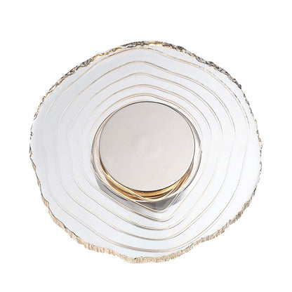 Golden Lighting Luminwood 12in 1-Light Wall Sconce | Modern Polished Nickel and Clear Resin | Hallway & Bedroom Accent | Model 1921-WSC12 PN-RE