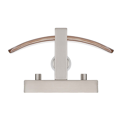 Golden Lighting Aenon 1-Light Wall Sconce | Rustic Pewter and Amber Water Glass | Bathroom & Hallway | 6.88 x 4 x 6.75 in | Model 3164-1W PW-AWG