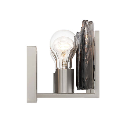 Golden Lighting Aenon 22in 3-Light Vanity Light | Rustic Pewter and Smoky Water Glass | Bathroom Vanity | Model 3164-BA3 PW-SWG