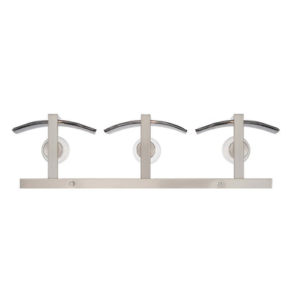 Golden Lighting Aenon 22in 3-Light Vanity Light | Rustic Pewter and Smoky Water Glass | Bathroom Vanity | Model 3164-BA3 PW-SWG