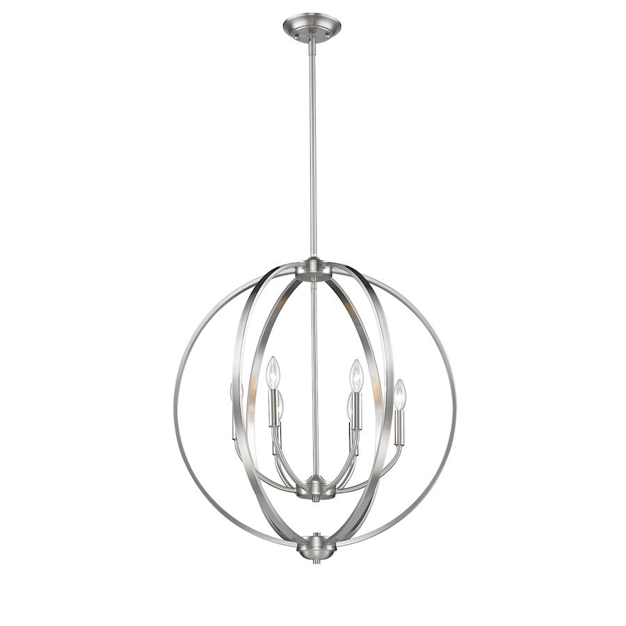 6 Light 26" Chandelier
