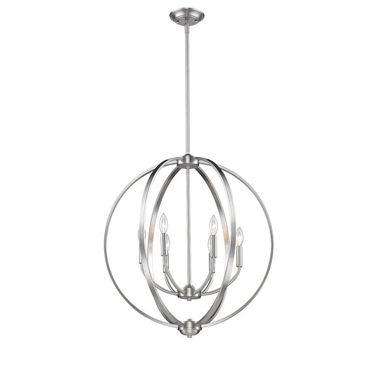 6 Light 26" Chandelier