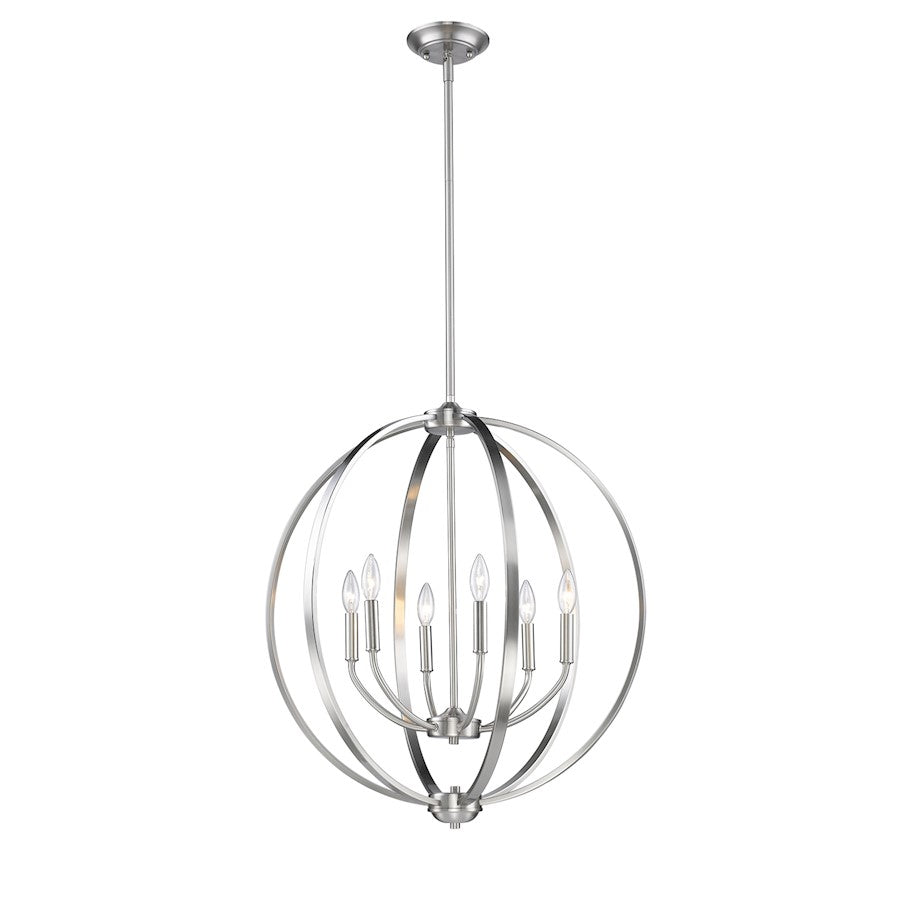6 Light 26" Chandelier