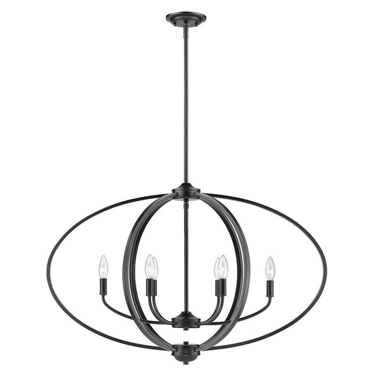 6 Light Linear Pendant