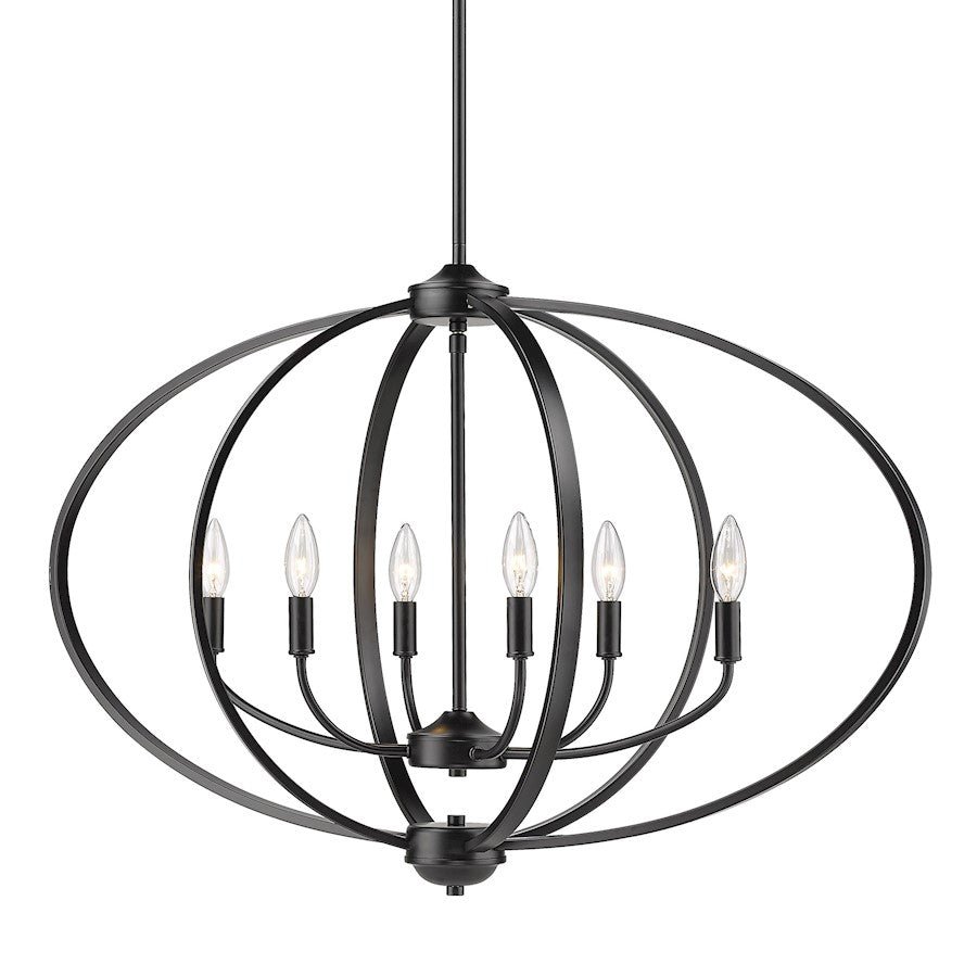 6 Light Linear Pendant