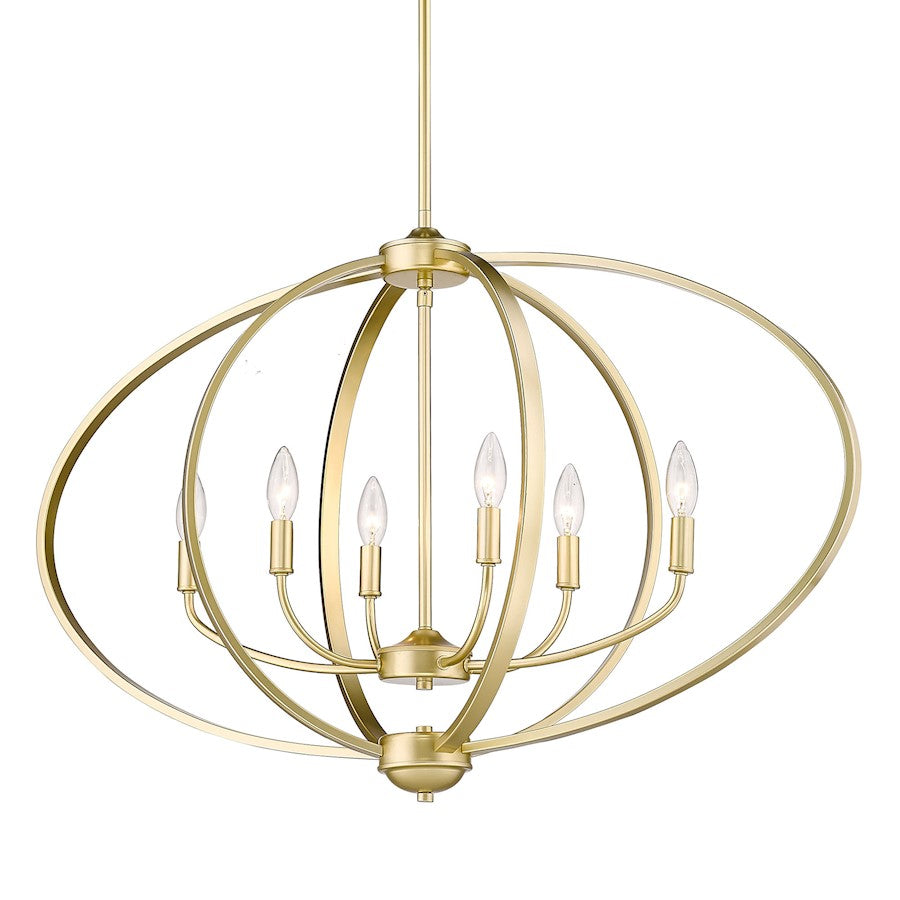 6 Light Linear Pendant