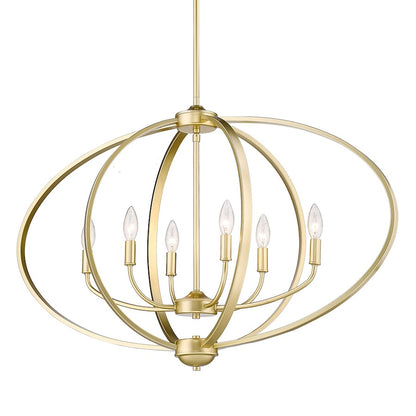 6 Light Linear Pendant