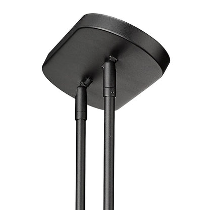 5 Light Linear Pendant, Black