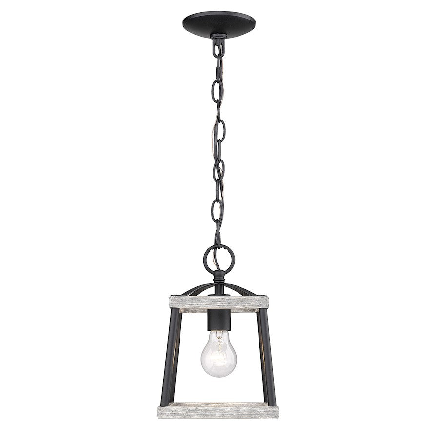 1 Light Mini Pendant, Black