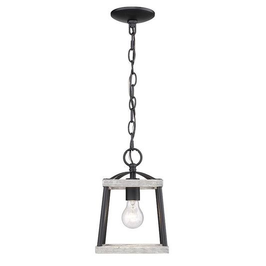 1 Light Mini Pendant, Black