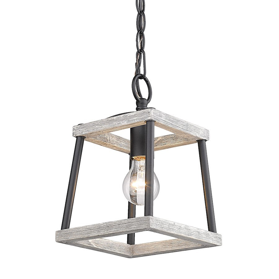1 Light Mini Pendant, Black