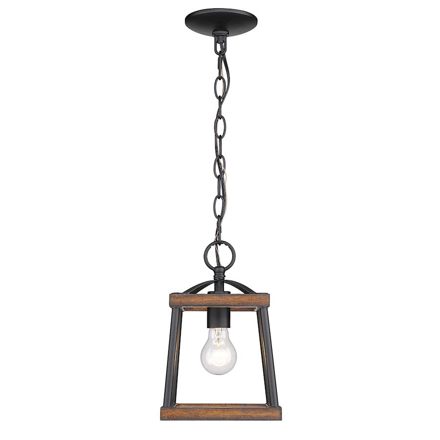 1 Light Mini Pendant, Black
