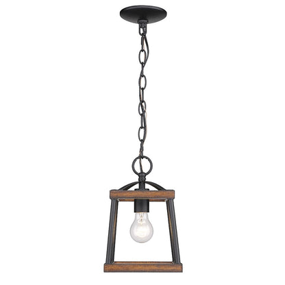 1 Light Mini Pendant, Black