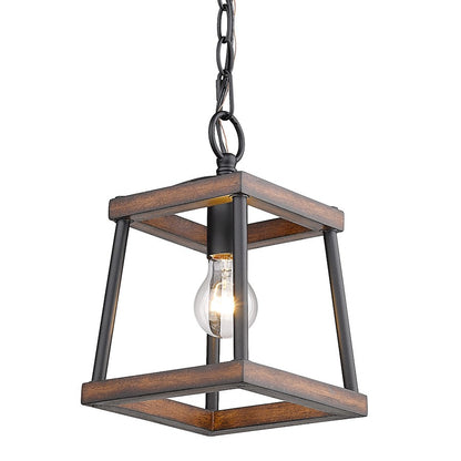 1 Light Mini Pendant, Black