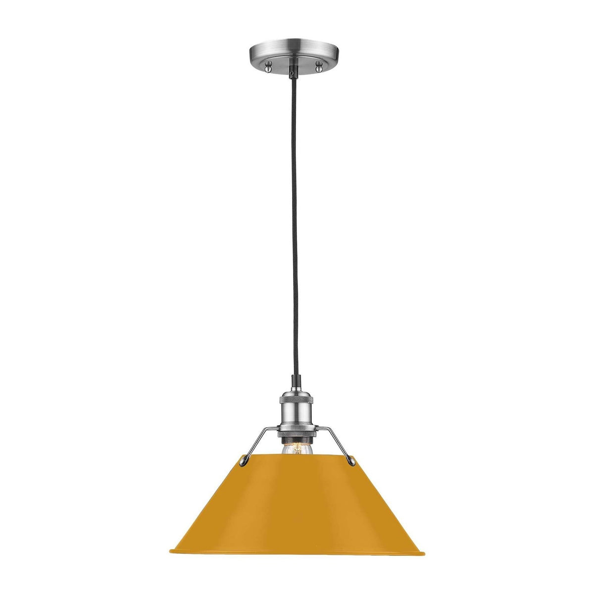 Golden Orwell 1-Lt Pend - 14" - Pewter