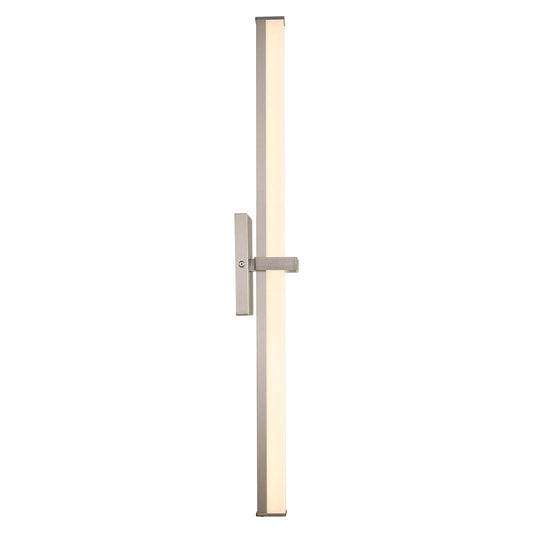Golden Lighting Elon 30in LED Vanity Light | Modern Pewter and Opal Glass | Bathroom & Powder Room | 30 x 3.75 x 4.75 in | Model 5623-B30 PW-OP