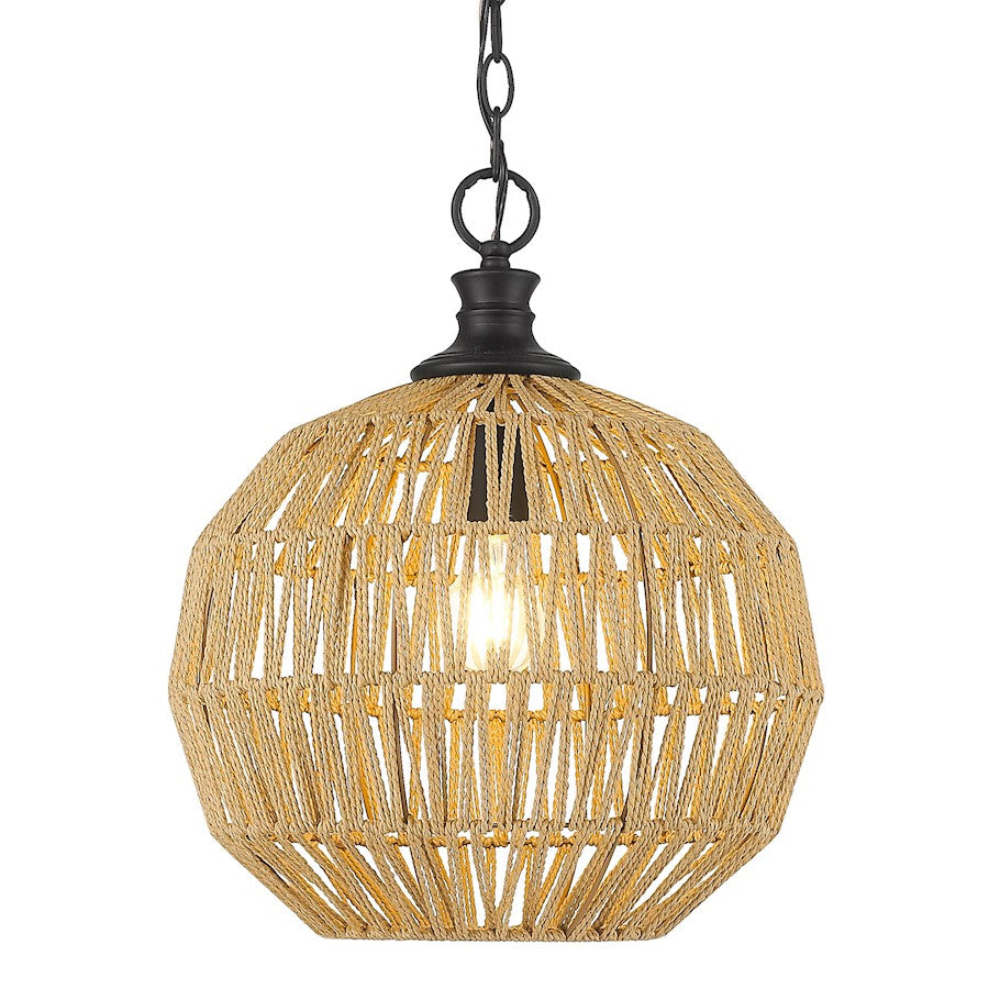 Pendant, Black/Natural
