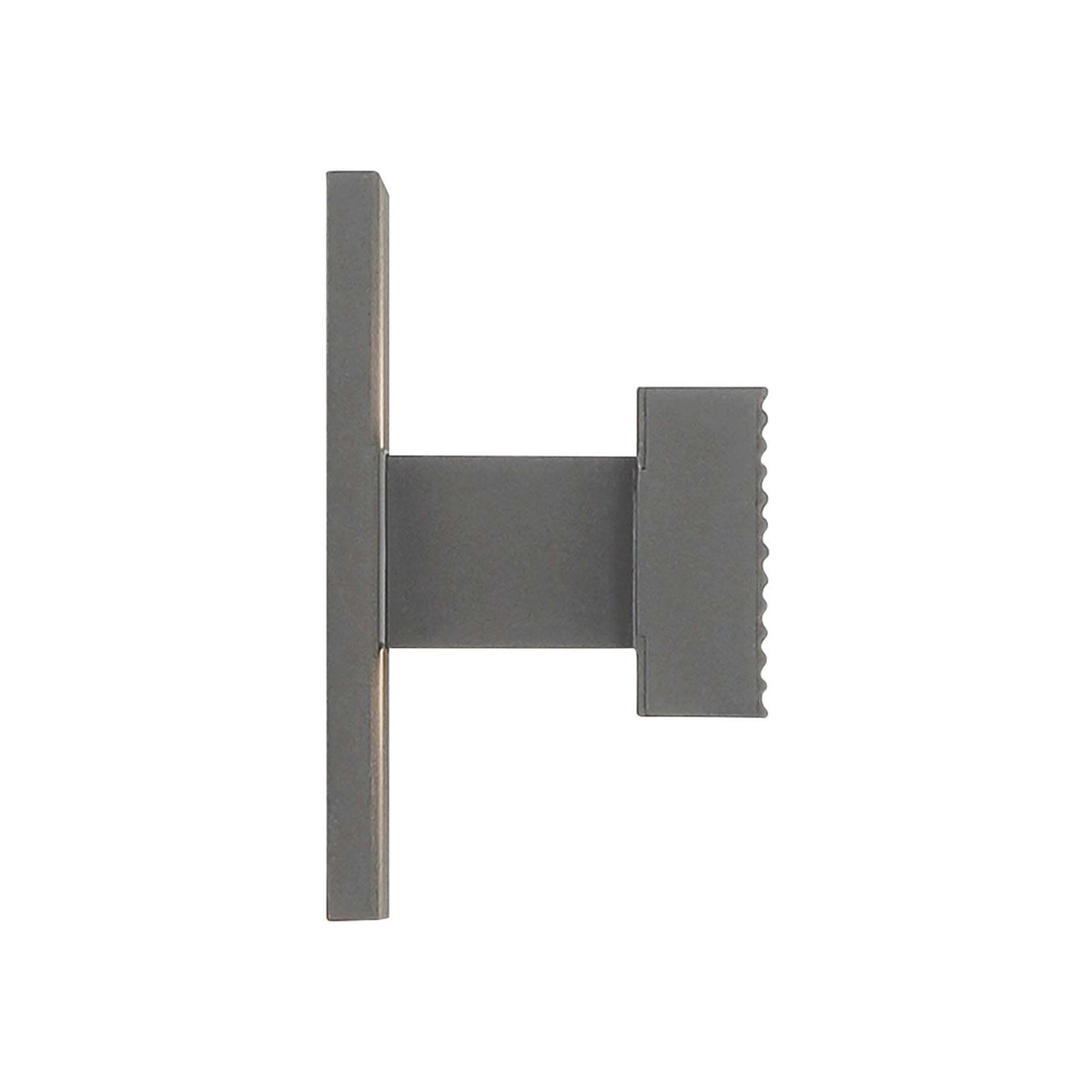 Golden Lighting Enso 18in Integrated LED Outdoor Wall Light | Modern Smooth Gray Aluminum | Entryway & Patio | 369.5 Lumens | Model 8432-OWL18 SGY