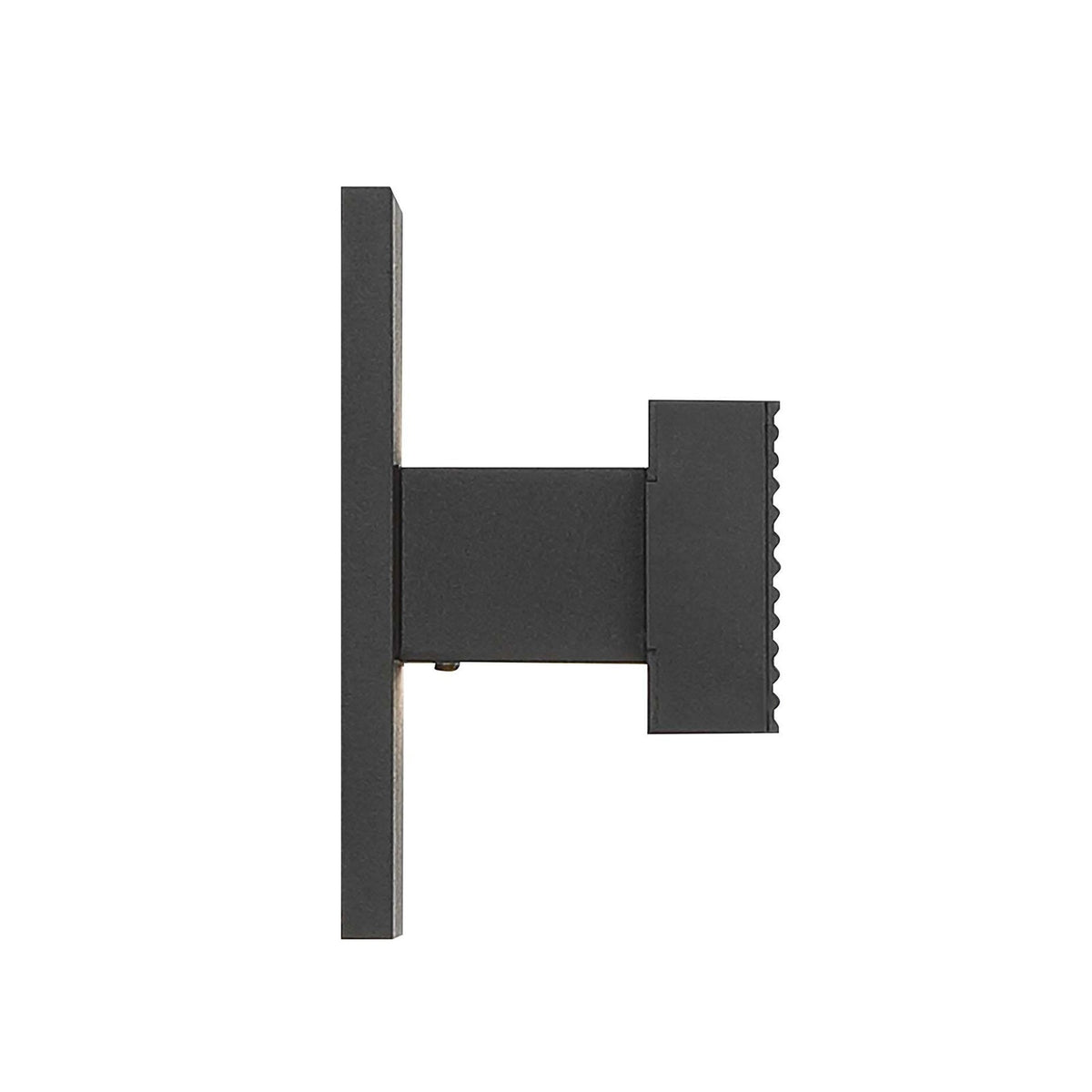 Golden Lighting Enso 18in Integrated LED Outdoor Wall Light | Modern Textured Black Aluminum | Front Door & Patio | Model 8432-OWL18 TBK