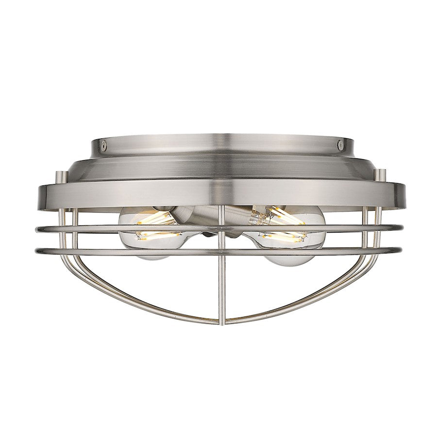 Golden Lighting Seaport 2 Light Flush Mount