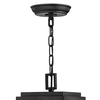1 Light Outdoor Hanging, Black