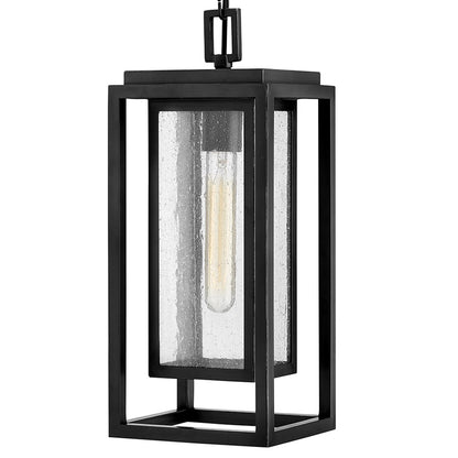 1 Light Outdoor Hanging, Black