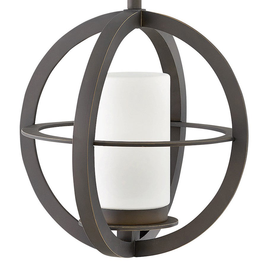 Hinkley Lighting Compass 1 Light Hanging Lantern, Oil Rubbed Bronze