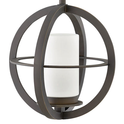 Hinkley Lighting Compass 1 Light Hanging Lantern, Oil Rubbed Bronze