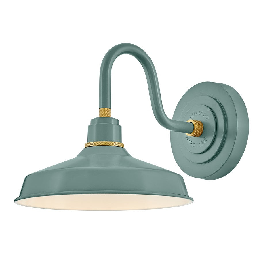 Hinkley Lighting Foundry Classic 1Lt Outdoor Wall Mount, Sage Green - 10231SGN