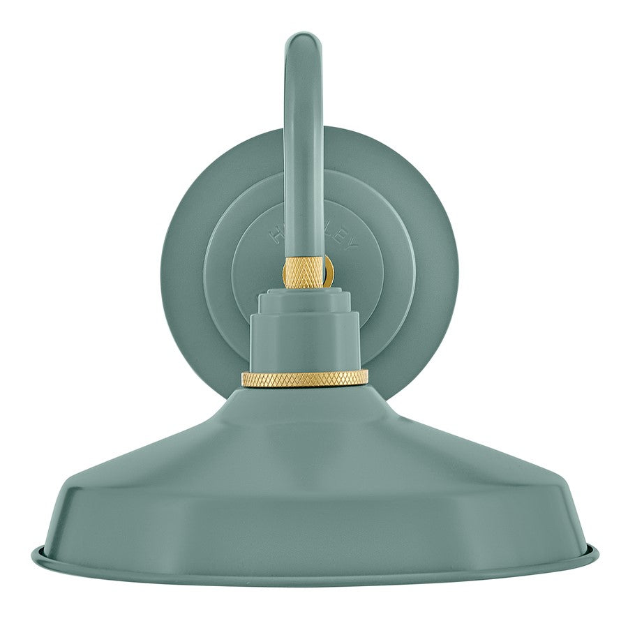 Hinkley Lighting Foundry Classic 1Lt Outdoor Wall Mount, Sage Green