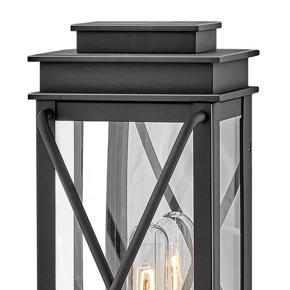 1 Light Outdoor Wall Sconce, Black