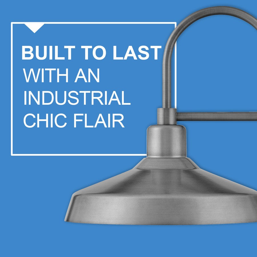 1 Light Outdoor 16" Wall Sconce