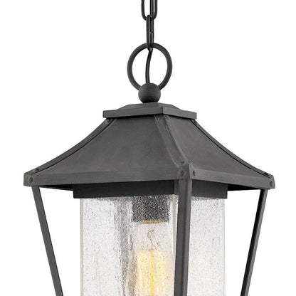 Hinkley Lighting Palmer 1 Light Hanging Lantern, Museum Black