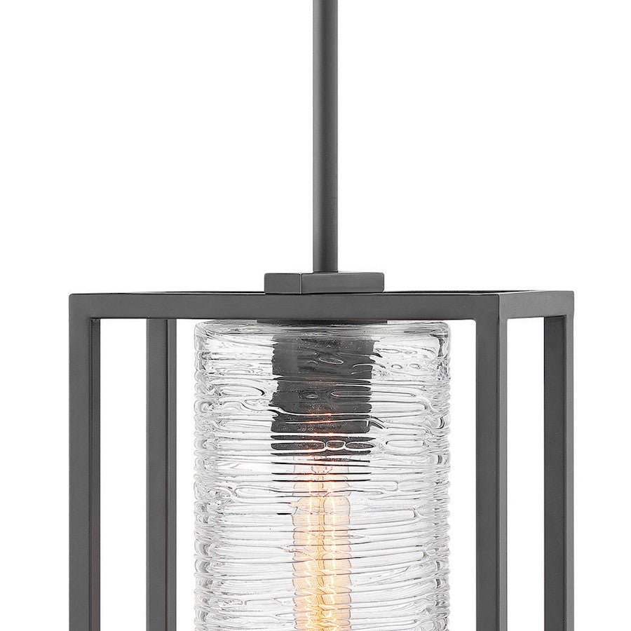 Hinkley Lighting Pax 1 Light Hanging Lantern, Satin Black