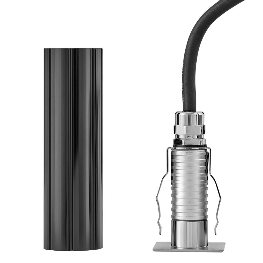 Hinkley Lighting Dot Landscape LED Button Light, Steel