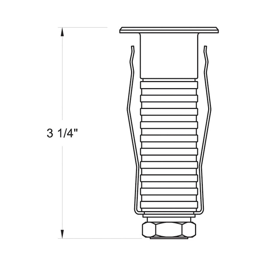 Hinkley Lighting Dot Landscape LED Button Light, Steel