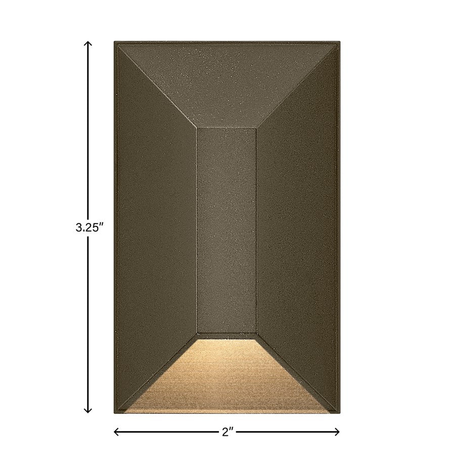 Hinkley Lighting Nuvi 1 Light Rectangular Deck Sconce