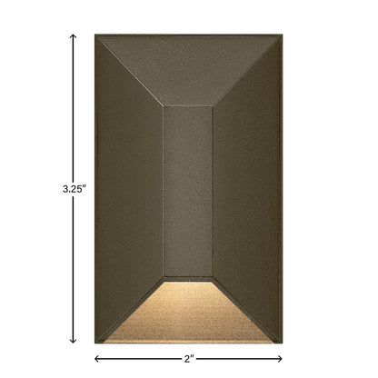 Hinkley Lighting Nuvi 1 Light Rectangular Deck Sconce