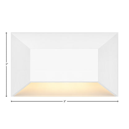 Hinkley Lighting Nuvi 1 Light Rectangular Deck Sconce