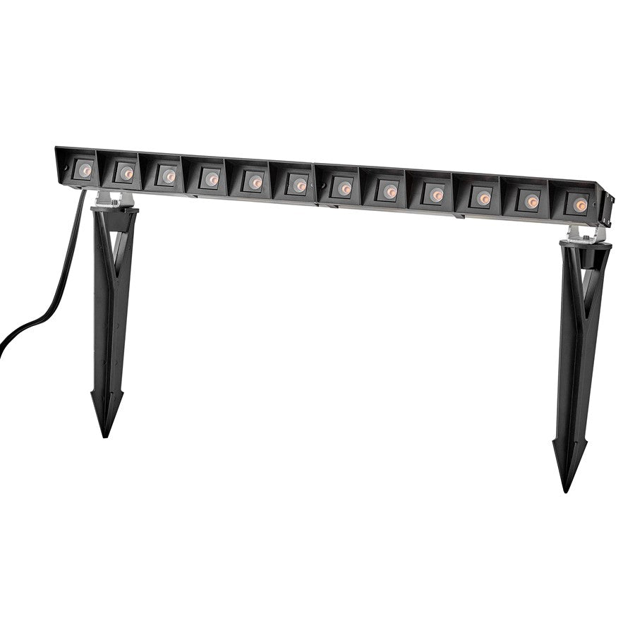 Hinkley Vestra 20" LED Spot Light, Antique Brushed Aluminum/Clear Lens